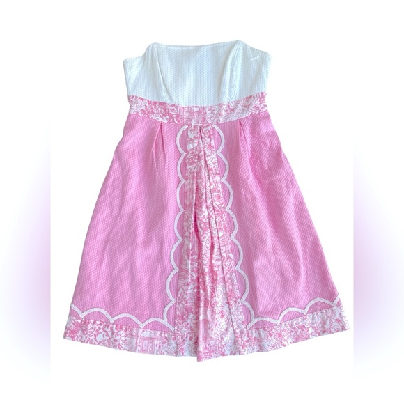 Lilly Pulitzer Jubilee strapless dress - Picture 1 of 6